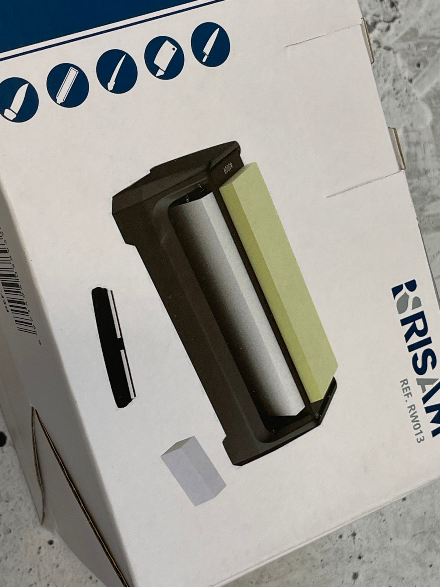 New Risan Three Sides Sharpening Stone With Base