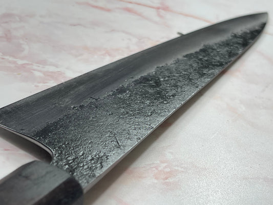Gyuto 230mm Kurouchi Jatiwood and Rosewood Timber Handle