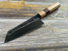 Load image into Gallery viewer, HG Blade Bunka Knife 170mm Kurouchi Finish 1084 High Carbon Steel (2025)