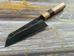 HG Blade Bunka Knife 170mm Kurouchi Finish 1084 High Carbon Steel (2025)