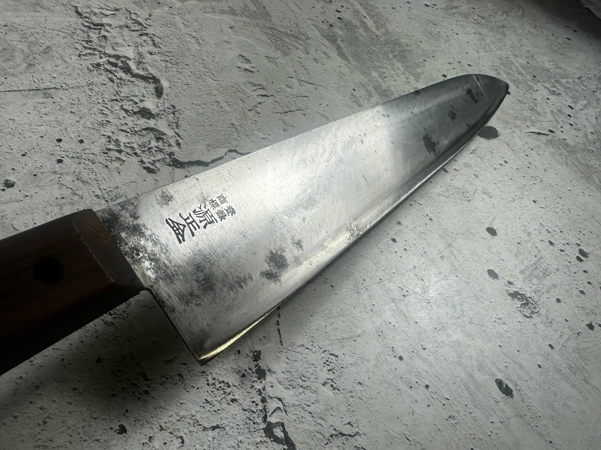 Vintage Minamoto Masakane Chef's Knife 300mm Carbon Steel 2299