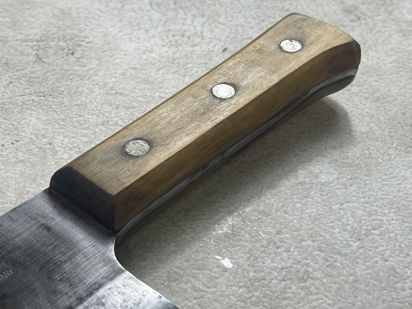 Vintage J. A. Henckles Twinworks Small Cleaver Knife 15cm Carbon Stell Made in German 🇩🇪 1953