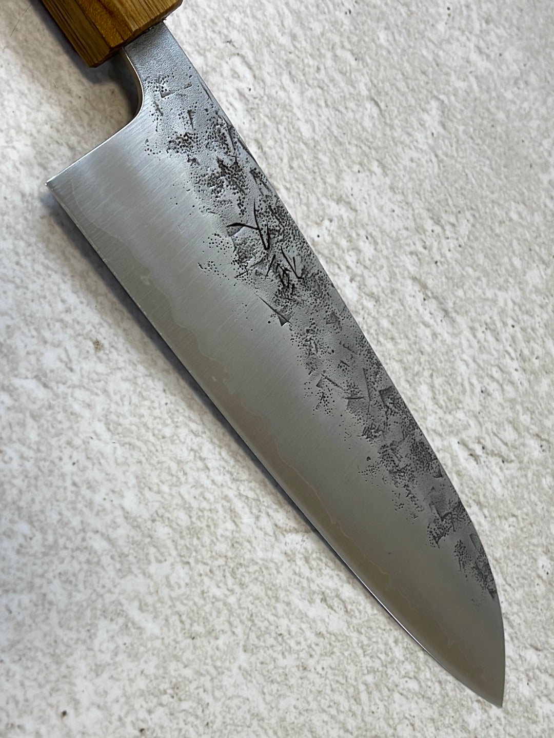 Tsunehisa SLD Washiji KOY Santoku Knife 170mm - Made in Japan 🇯🇵 Oak Yaki Handle