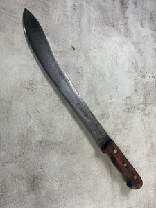 Vintage Gustav Emil Ern Butcher Machete Knife 315mm Made in Germany 🇩🇪 Cabon steel 1908