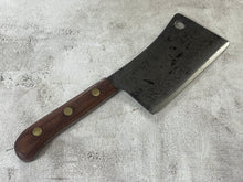 Load image into Gallery viewer, Vintage Butchers Foster Bros Cleaver Knife 180mm Made in USA 🇺🇸 Carbon Steel 1895
