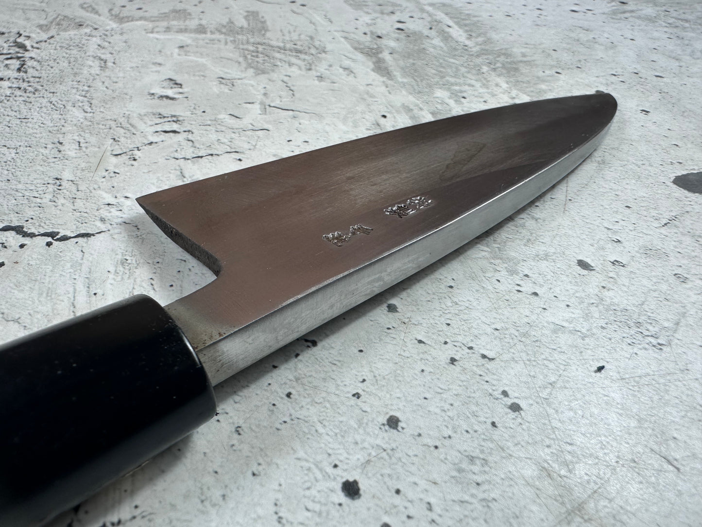 Vintage Sakai Marimoto Deba Knife 160mm Carbon Steel 2161