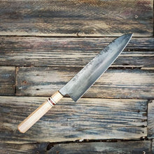 Load image into Gallery viewer, HG Blade Gyuto Knife 230mm Kurouchi Finish 1084 High Carbon Steel