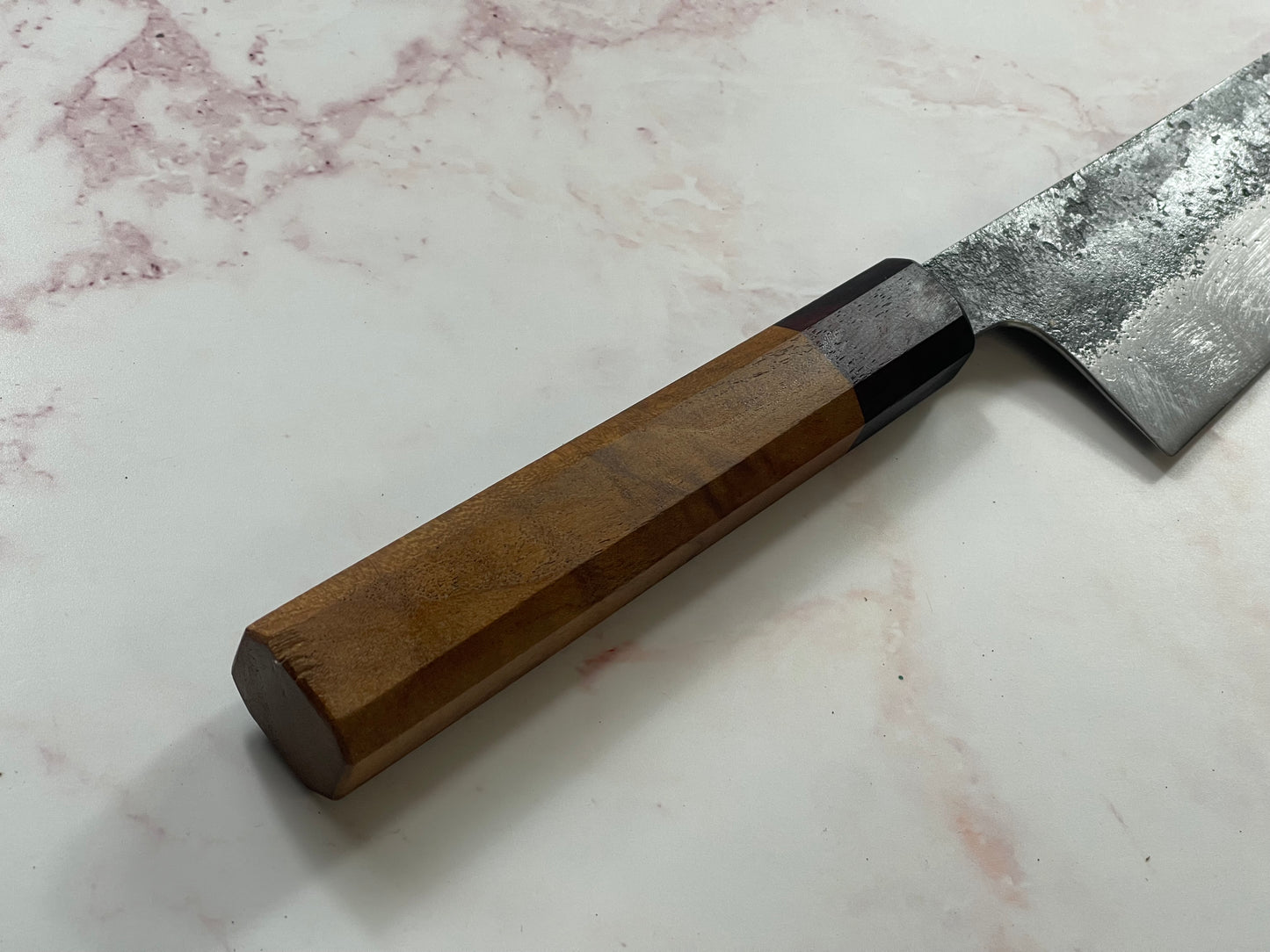 Gyuto 230mm Kurouchi Jatiwood and Rosewood Timber Handle