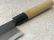 Load image into Gallery viewer, Vintage Japanese Nakiri knife 170mm Carbon Steel Made in Japan 🇯🇵 1320