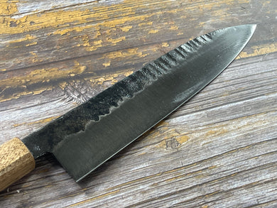 HG Blade Gyuto Knife 210mm Kurouchi Finish 1084 High Carbon Steel (2025)