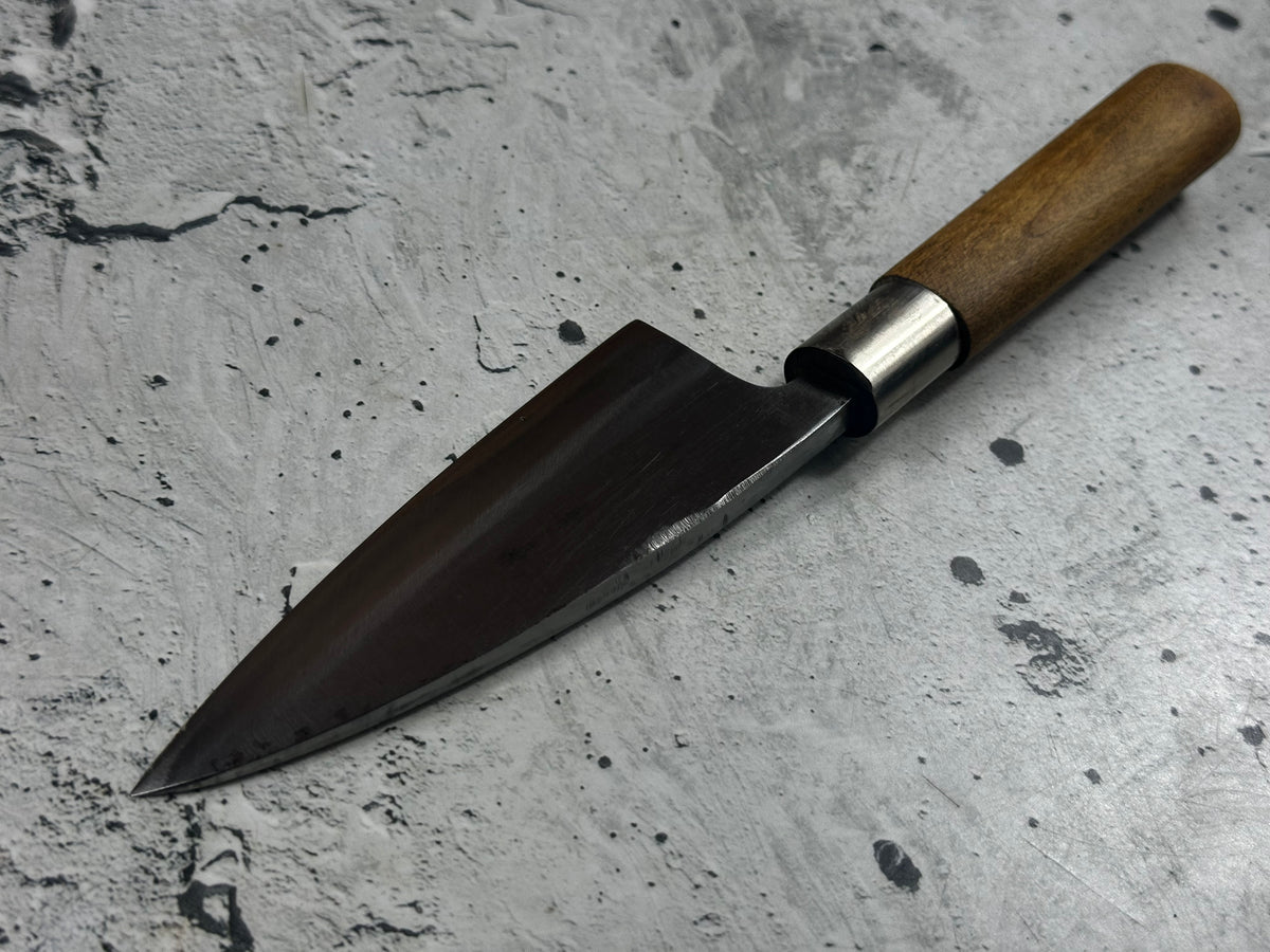 Vintage Kanemasa Carbon Steel Ko-Deba Knife 120mm 2327