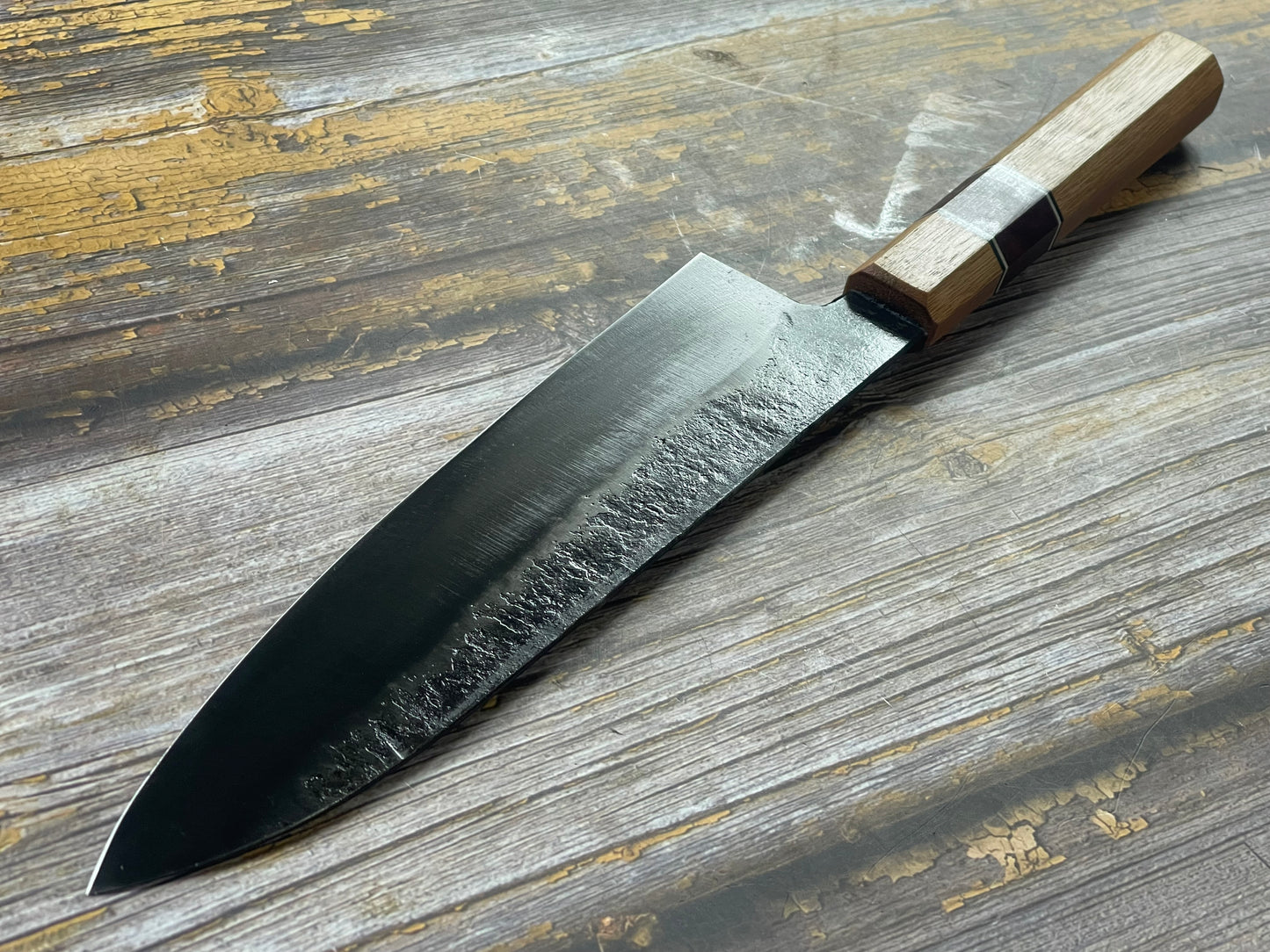 HG Blade Gyuto Knife 210mm Kurouchi Finish 1084 High Carbon Steel (2025)