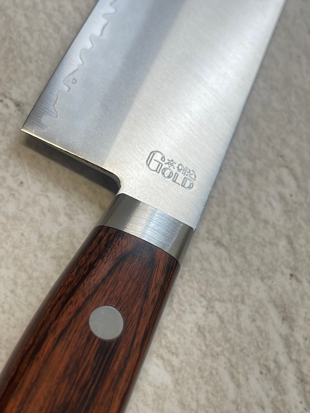 Tsunehisa VG1 Nakiri Knife 165mm  Brown Pakkawood Handle - Made in Japan 🇯🇵