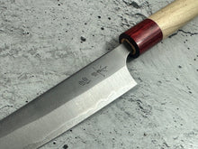 Load image into Gallery viewer, MASAKAGE YUKI petty 150mm Oval Magnolia wood with Red Pakka wood