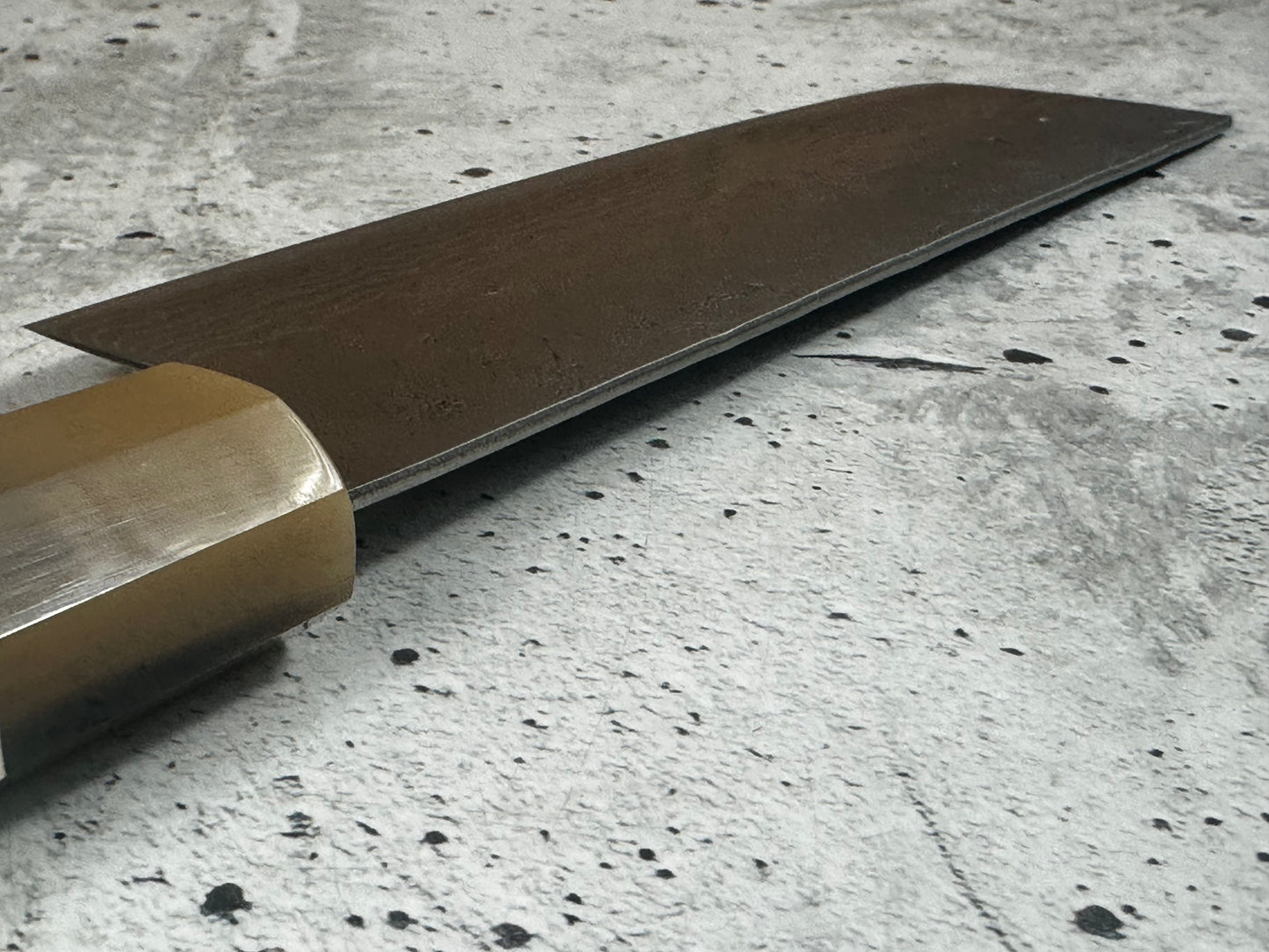 Tsunehisa SW Washiji Nakiri Knife 170mm - Made in Japan 🇯🇵 Buffalo Horn Magnolia Handle