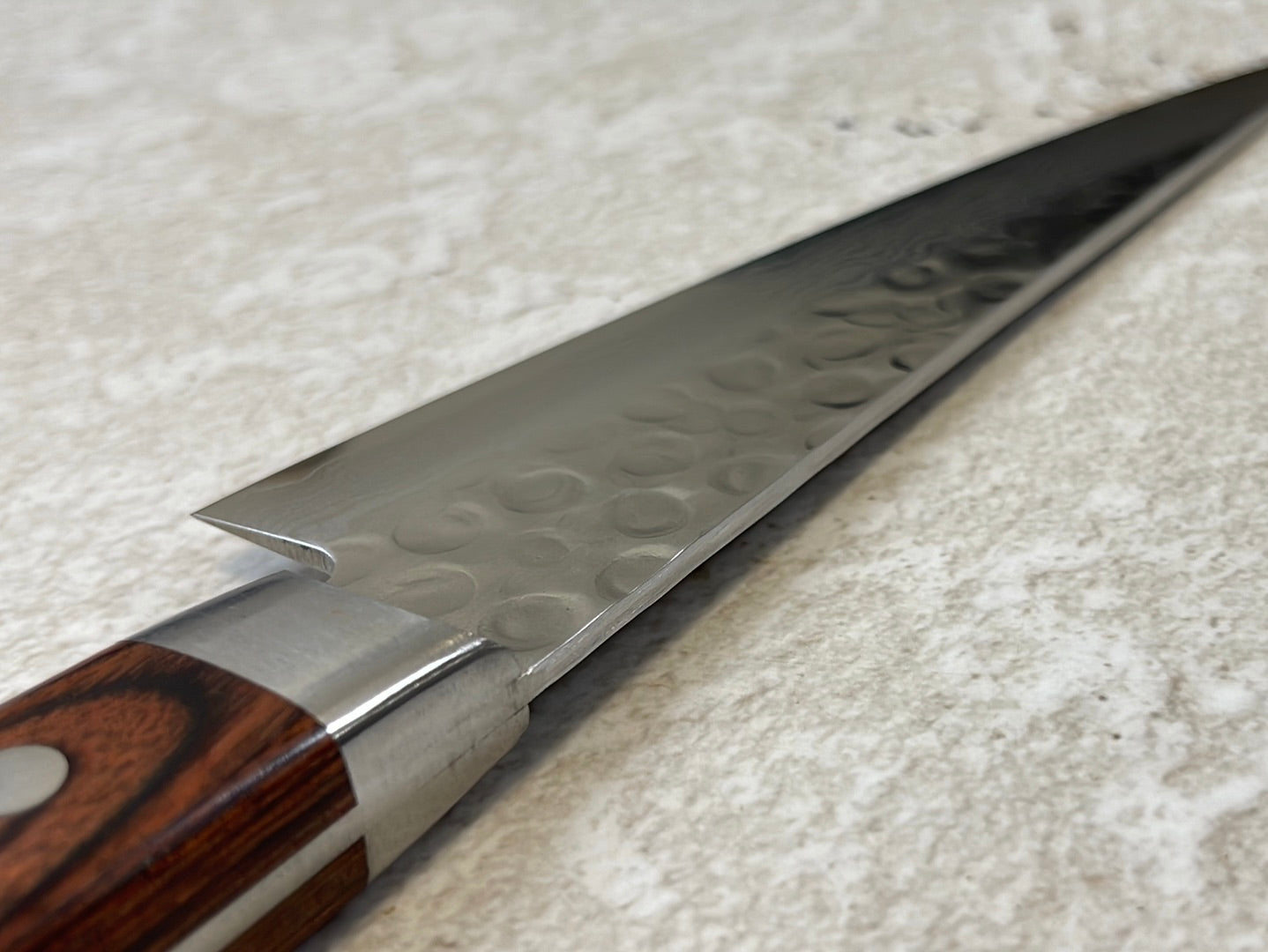 Tsunehisa VG10 Brown Pakka Honesuki Knife 150mm - Made in Japan 🇯🇵