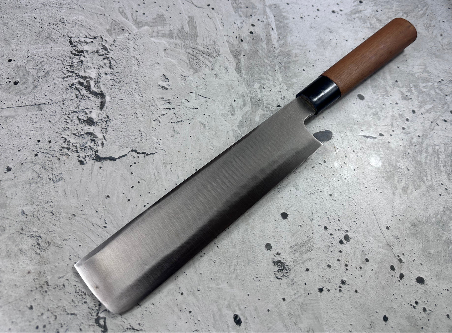 Vintage Bunmei Yoshikin Usuba Knife 200mm Carbon Steel Original Box 2137