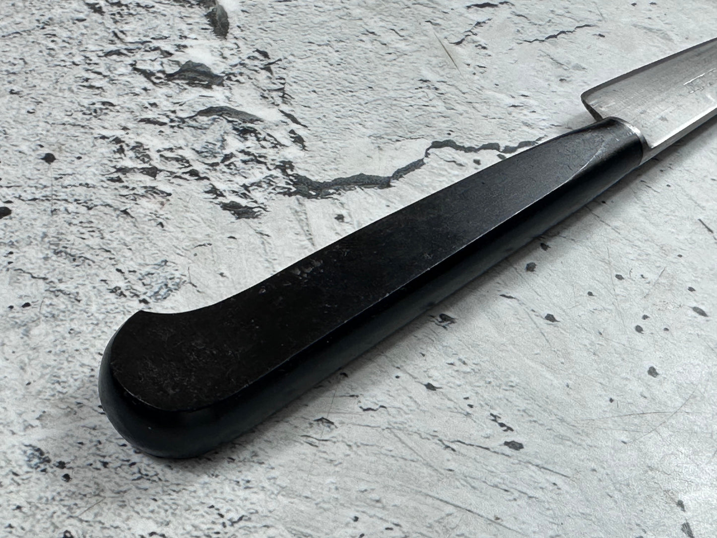 Vintage French Nogent Style Paring Knife 80mm Inox Steel POM Handle 2204