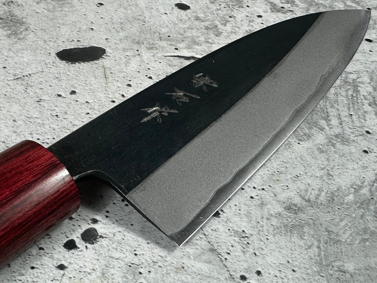 Muneishi Aogami 2 Iron Clad Gyuto 180mm Kurouchi Finish
