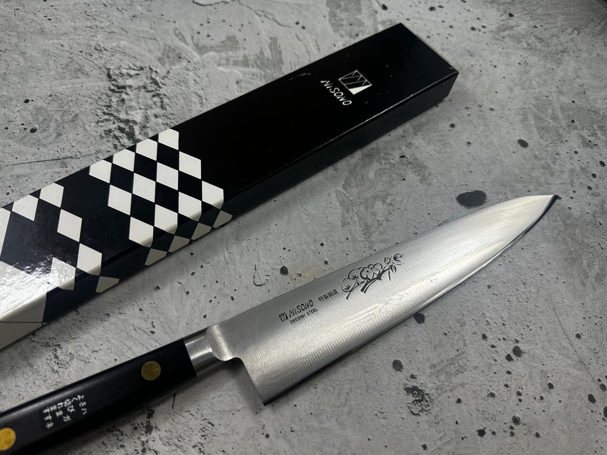 Vintage Misono Floral-Engraved Gyuto Knife 210mm 2350