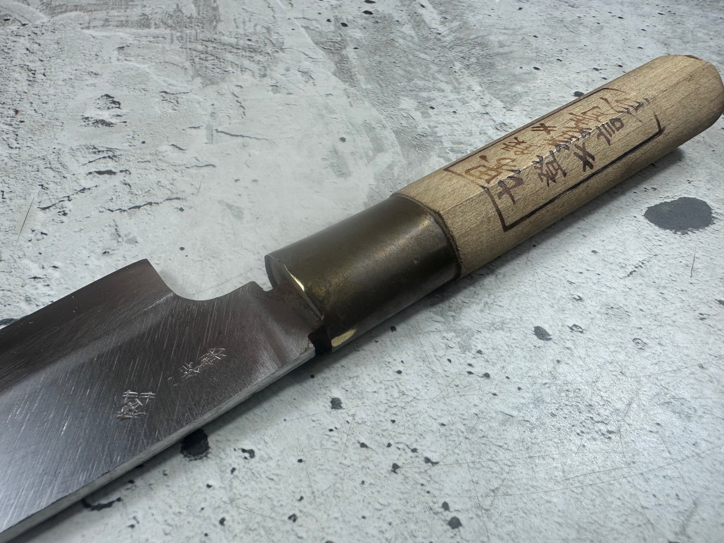 Vintage Sakai Ryujin Funayuki Knife 140mm Carbon Steel 2152