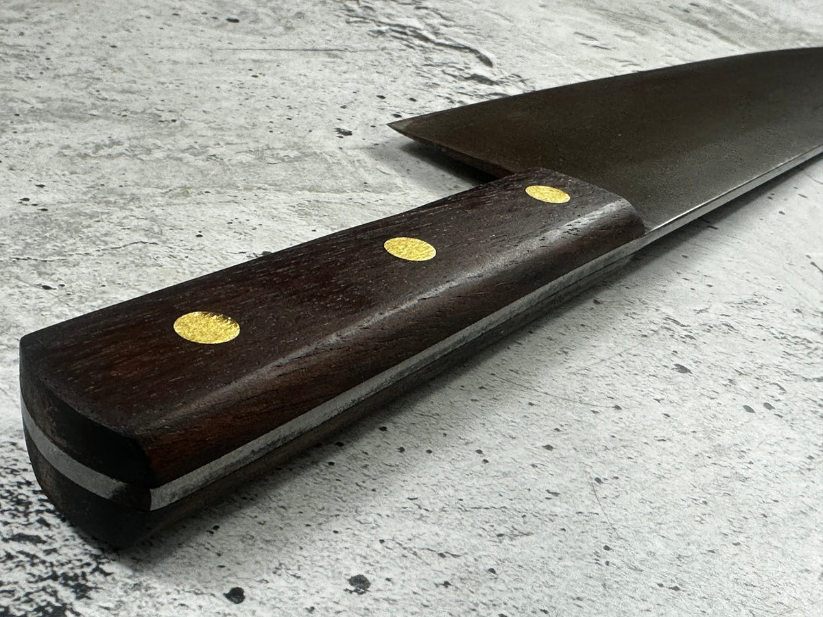 Vintage Unbranded Carbon Steel Gyuto Knife 300mm 2321
