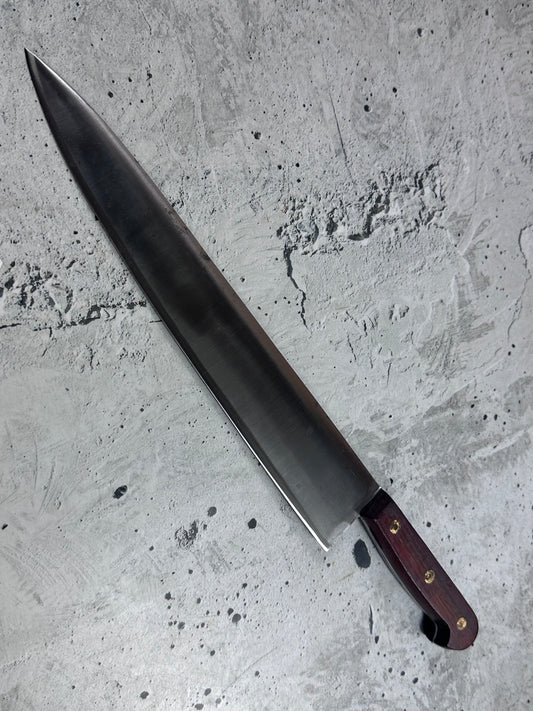 Vintage French Chef Knife 300mm High Carbon Steel Made in France 2031