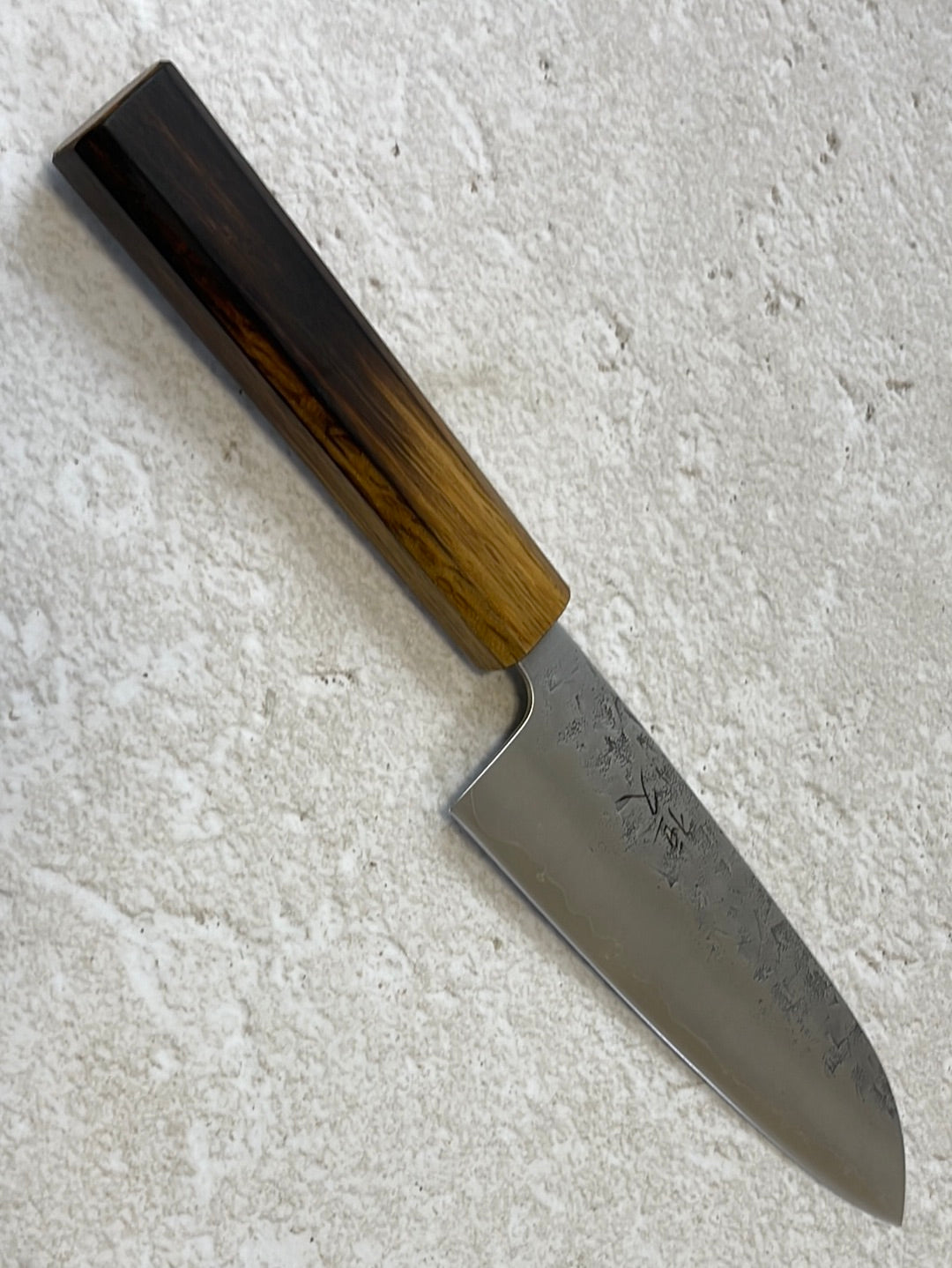 Tsunehisa SLD Washiji KOY Santoku Knife 170mm - Made in Japan 🇯🇵 Oak Yaki Handle