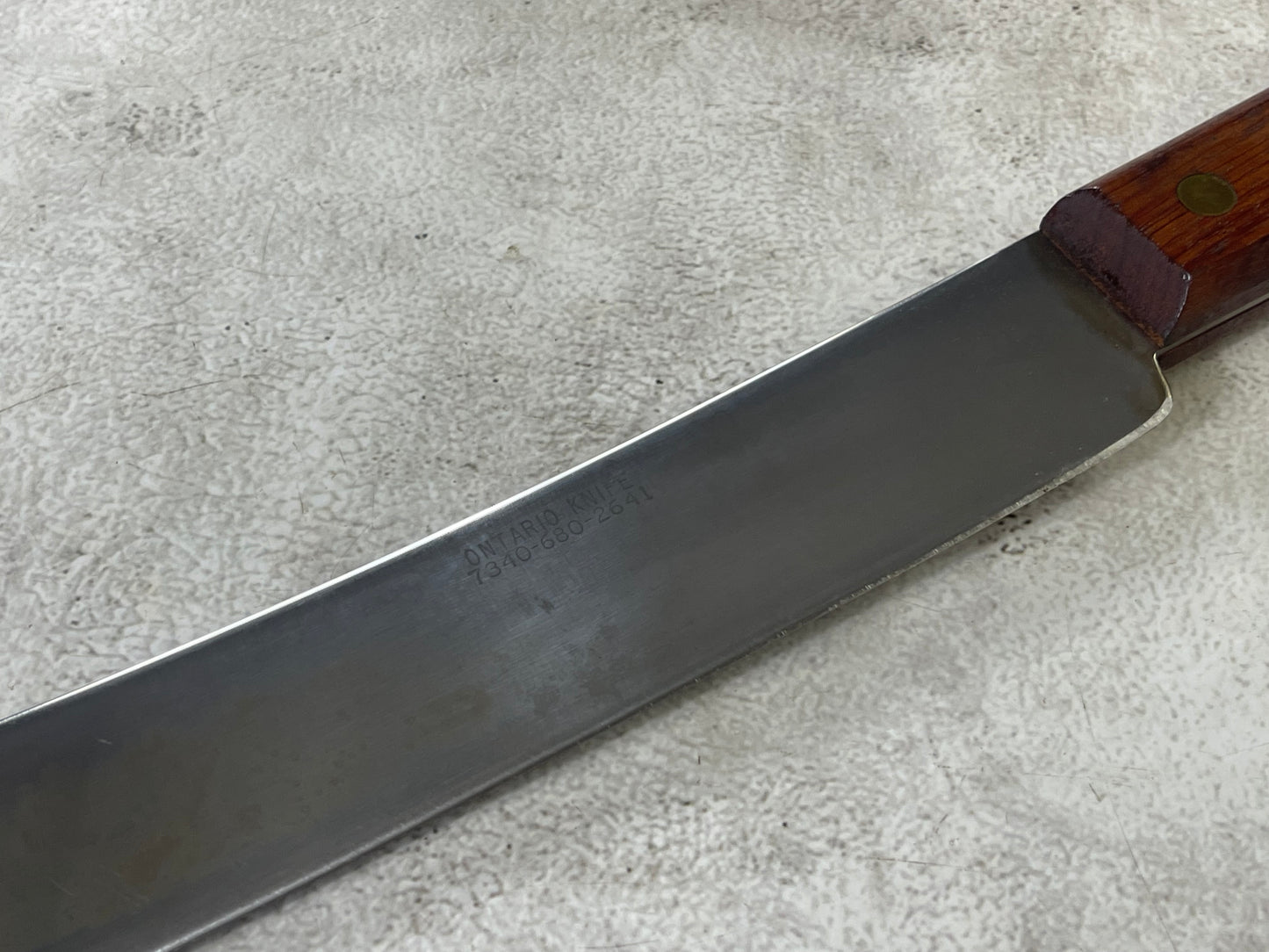 Vintage Ontario Machete Knife 350mm High Carbon Steel Made in USA 🇺🇸 1897