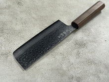Load image into Gallery viewer, Makoto Kurosaki Damascus Tsuchime Nakiri 165 mm