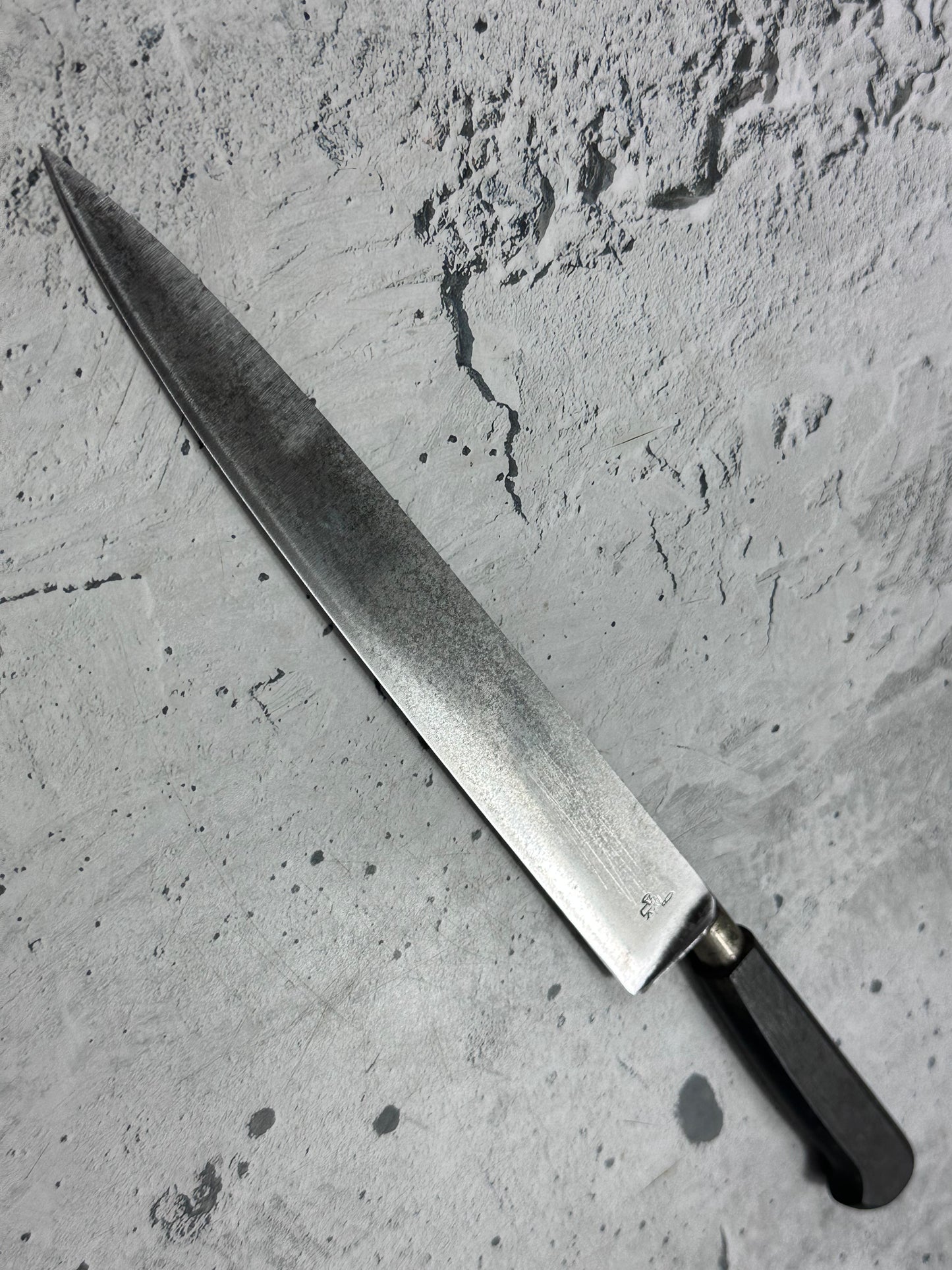 Vintage Sabatier Nogent Flexible Slicing Knife 200mm Carbon Steel 2182