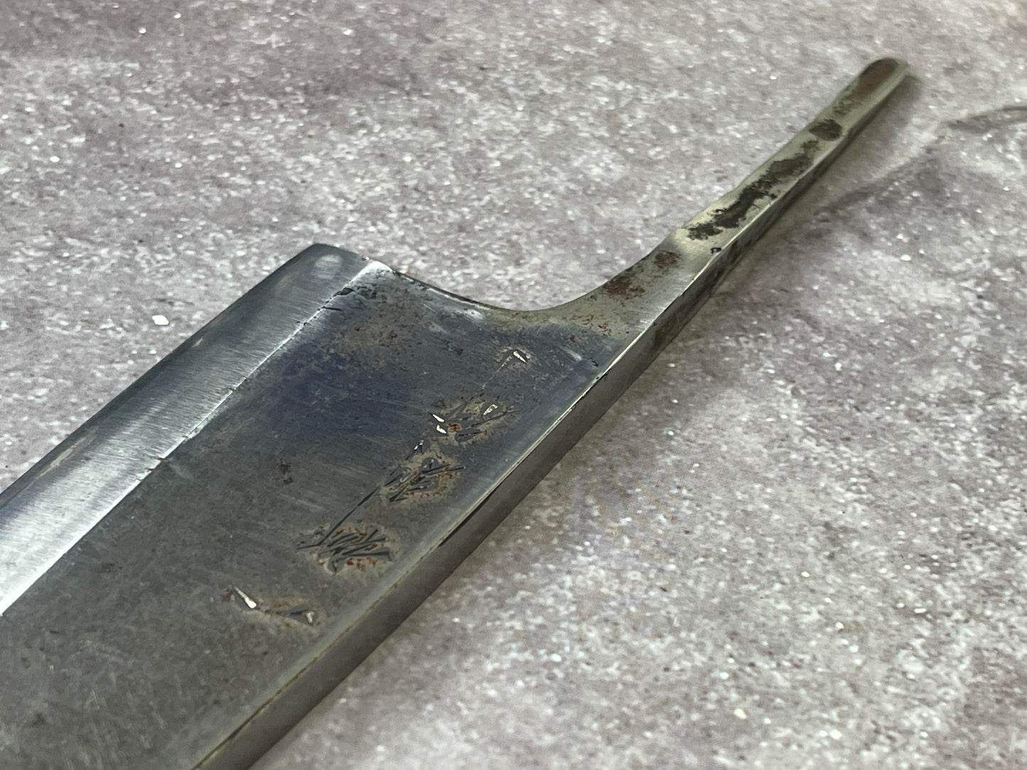 Vintage Japanese Deba Knife 170mm Made in Japan 🇯🇵 Carbon Steel 1670