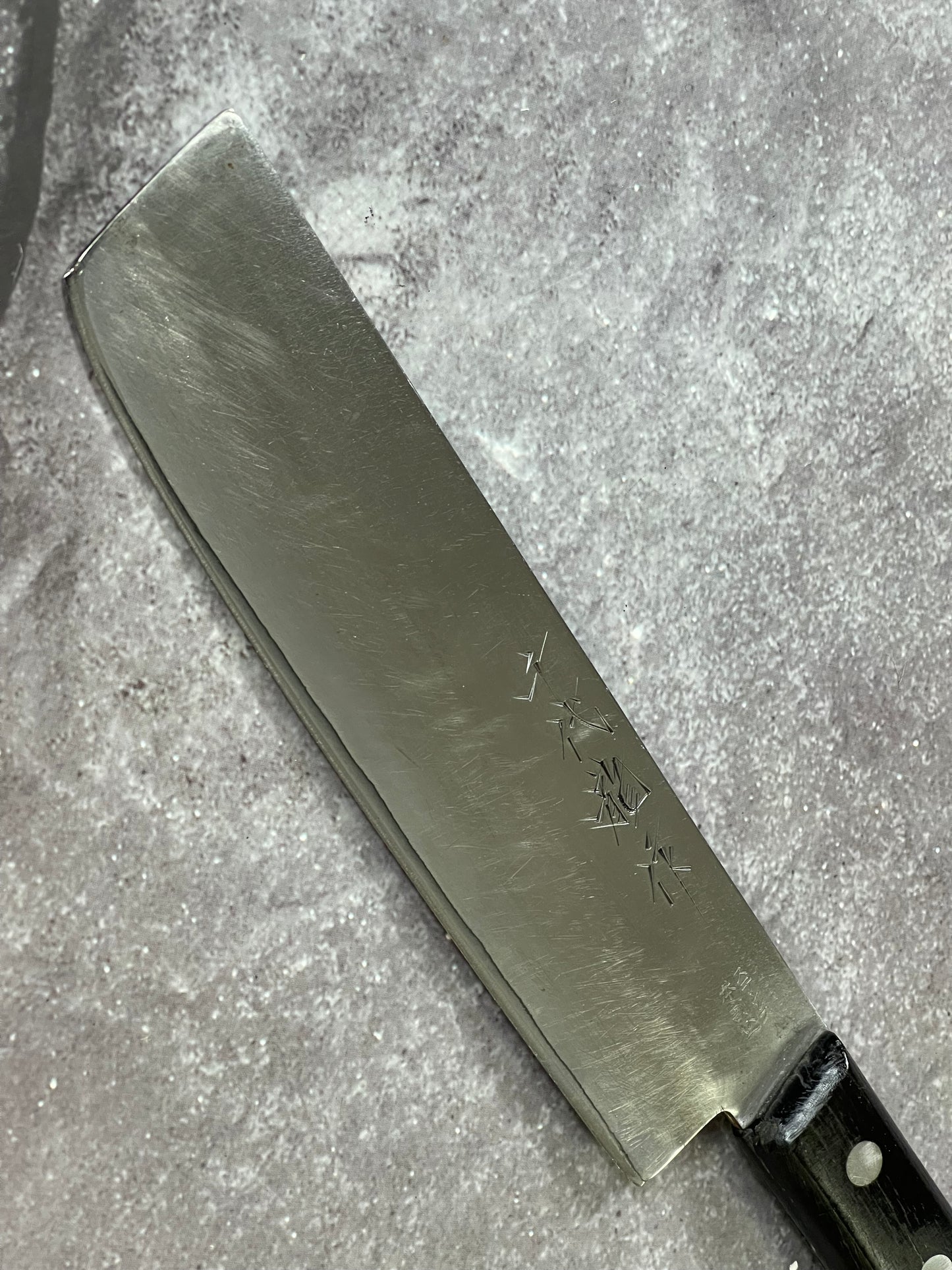 Vintage Japanese Nakiri Knife 160mm Made in Japan 🇯🇵 1673