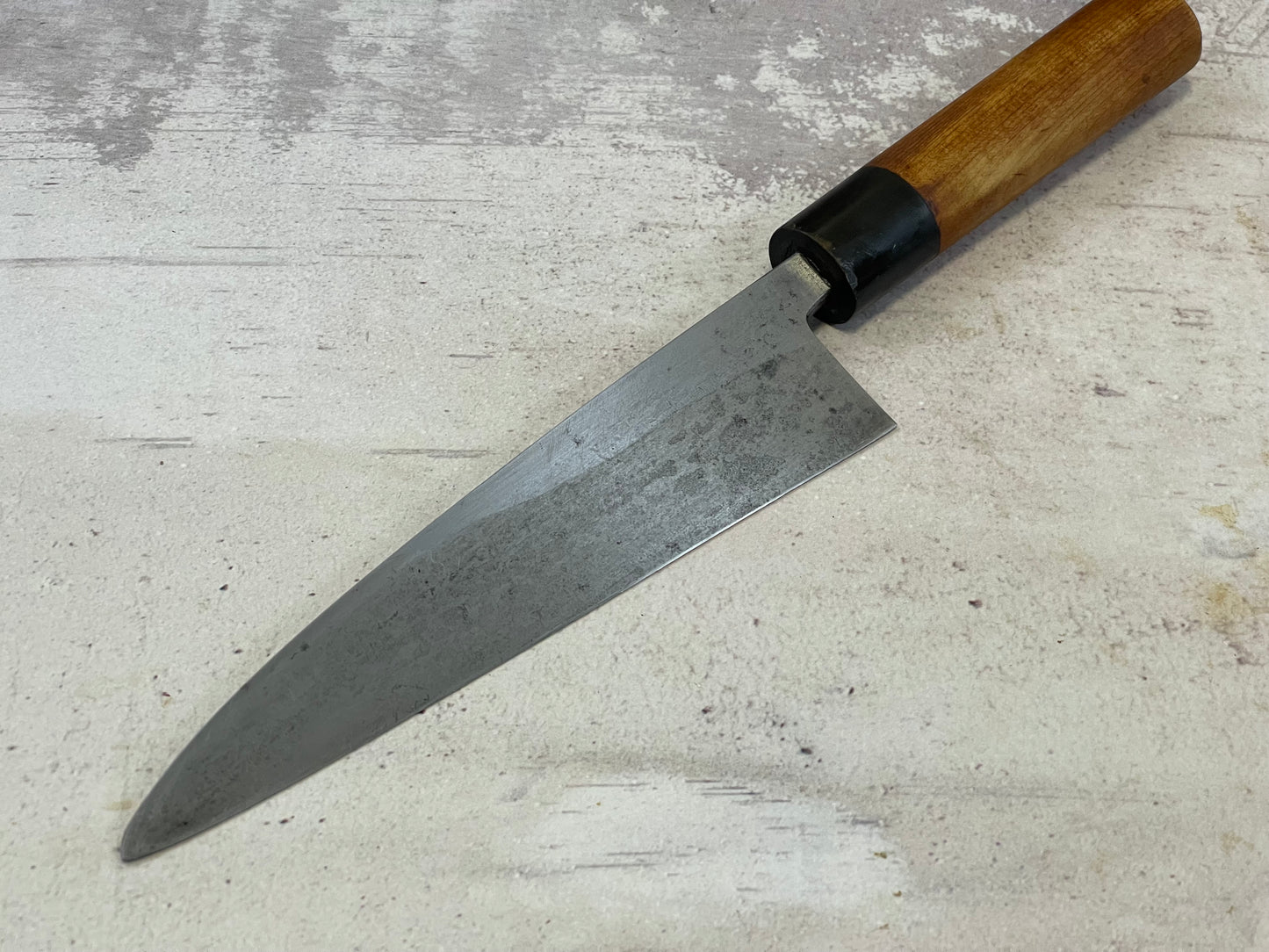 Vintage Japanese Funayuki Knife 190mm Made in Japan 🇯🇵 Carbon Steel 1426