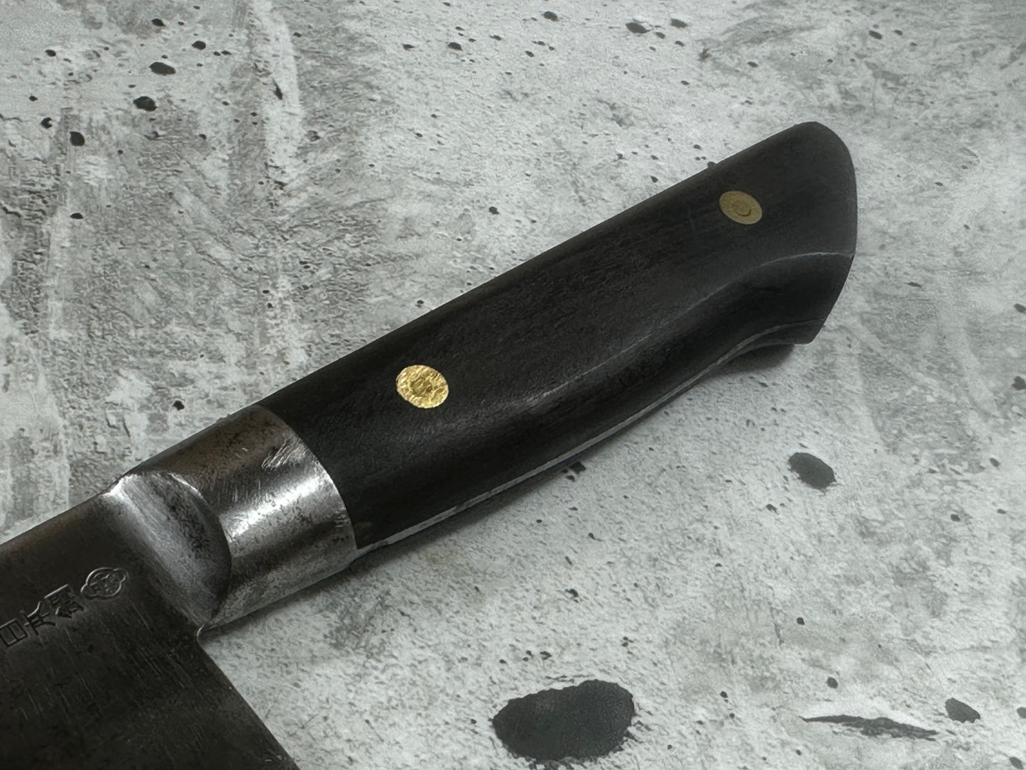 Vintage Japanese Gyuto Knife 270mm Carbon Steel  Made in Japan 2015