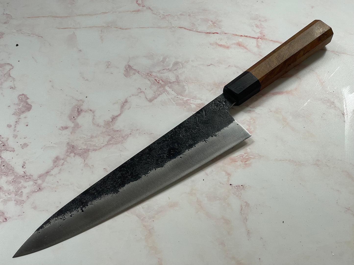 Gyuto 230mm Kurouchi Jatiwood and Rosewood Timber Handle