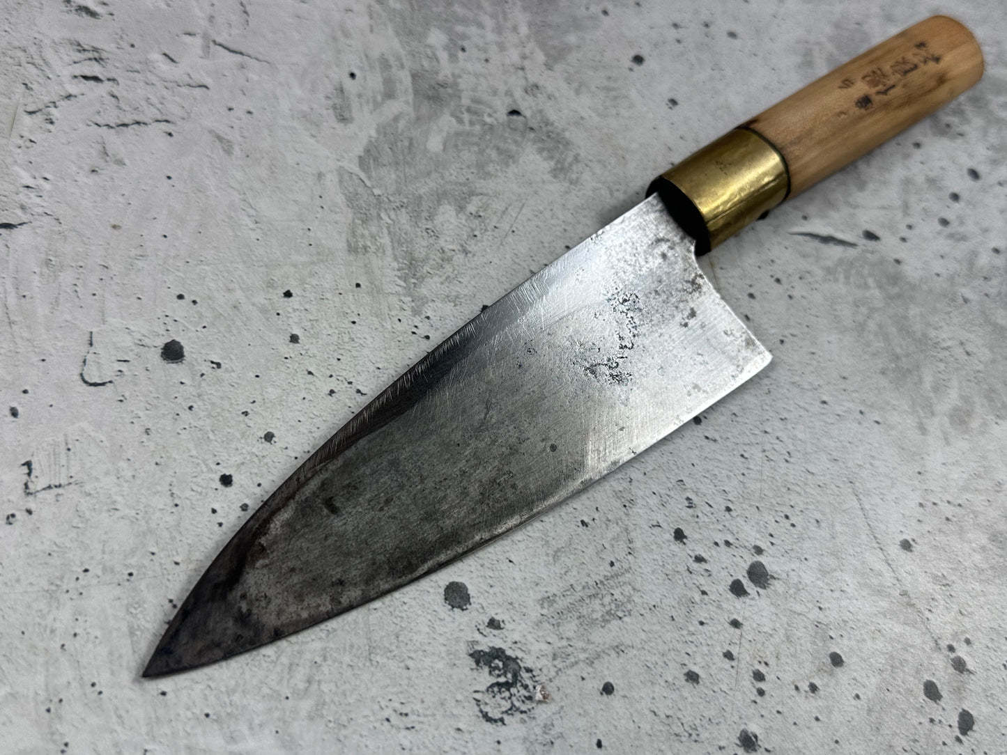 Vintage Japanese Knife Set 3x Carbon Steel Japan 2009