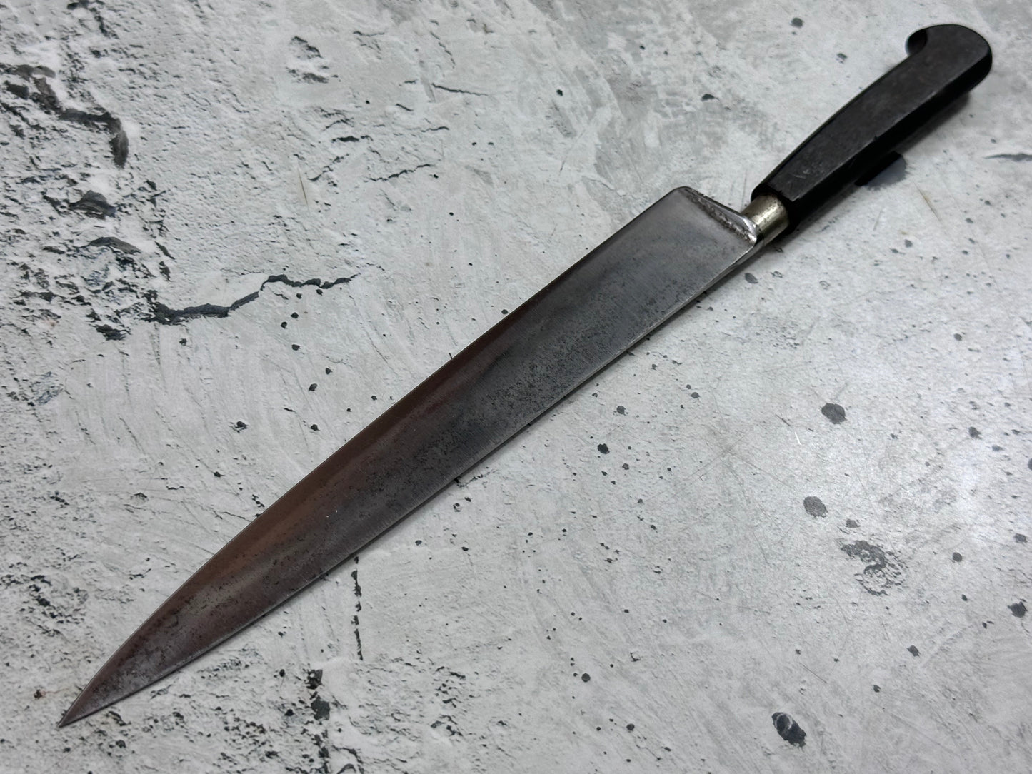 Vintage Sabatier Nogent Flexible Slicing Knife 200mm Carbon Steel 2182