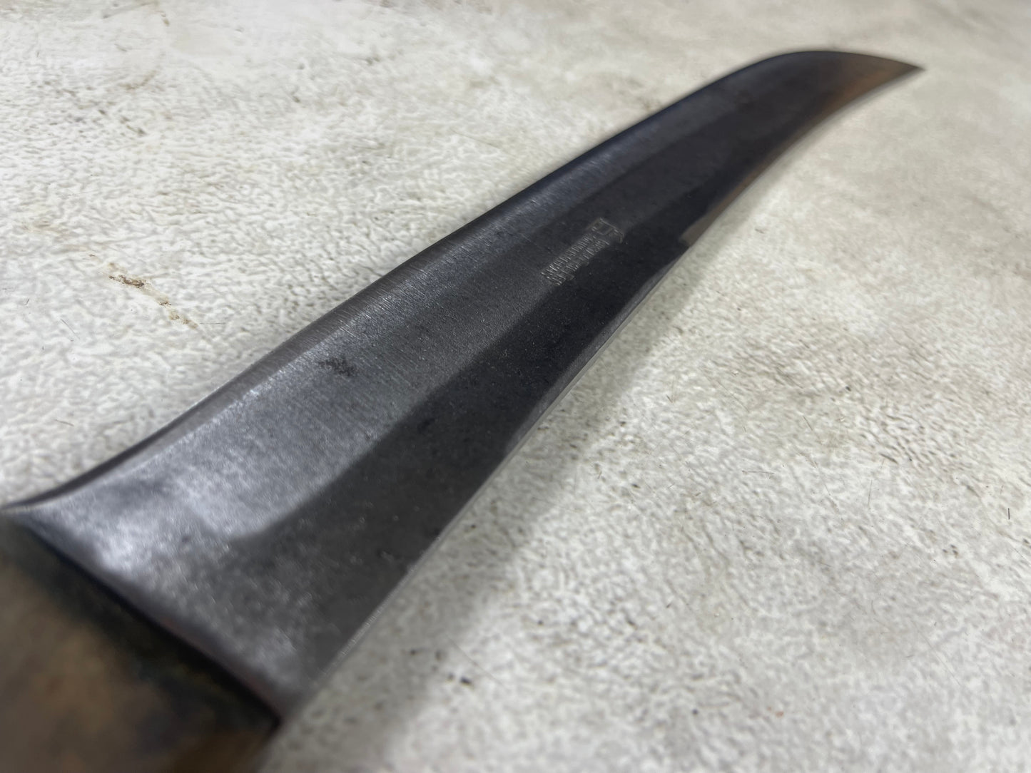 Vintage Gustav Emil Ern Butcher Machete Knife 360mm Made in Germany 🇩🇪 Cabon steel 1982
