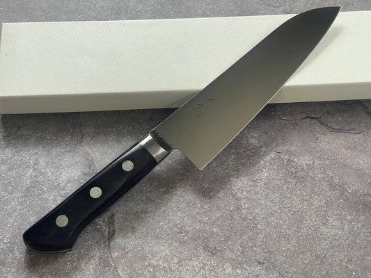 Tsunehisa AUS8 Santoku Knife 180mm Pakkawood Handle - Made in Japan