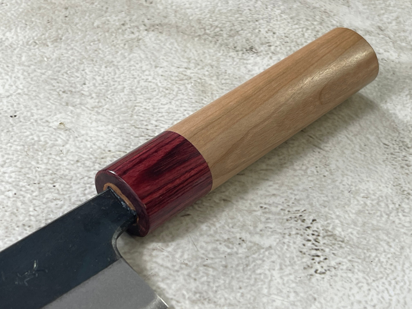 Muneishi Aogami 2 Iron Clad Kiritsuke 165mm Kurouchi Finish