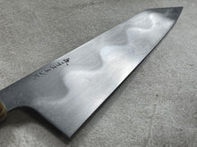 Load image into Gallery viewer, Keskin Migaki Kiritsuke 230mm Amboyna Burl &amp; Buffalo Horn with sheath
