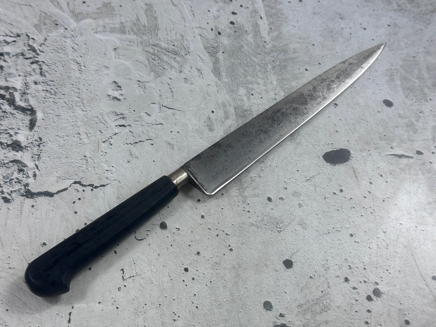 Vintage Sabatier Nogent Slicing Knife 200mm Carbon Steel 2178
