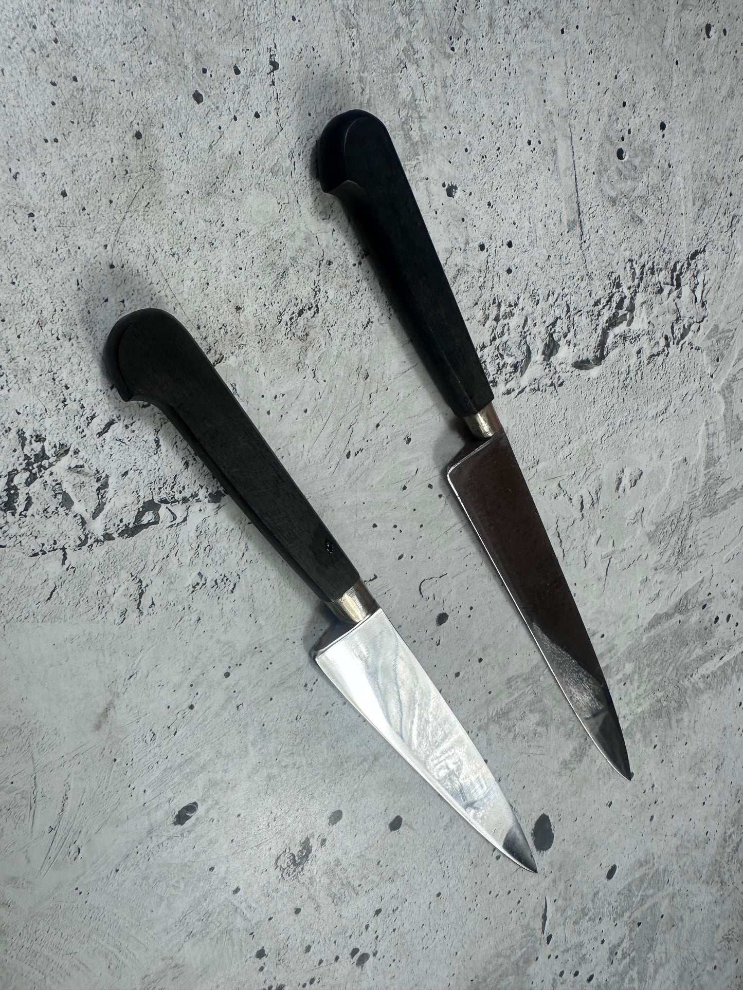 Vintage Nogent Knife  Set 2x Carbon Steel Made in France 🇫🇷 2045