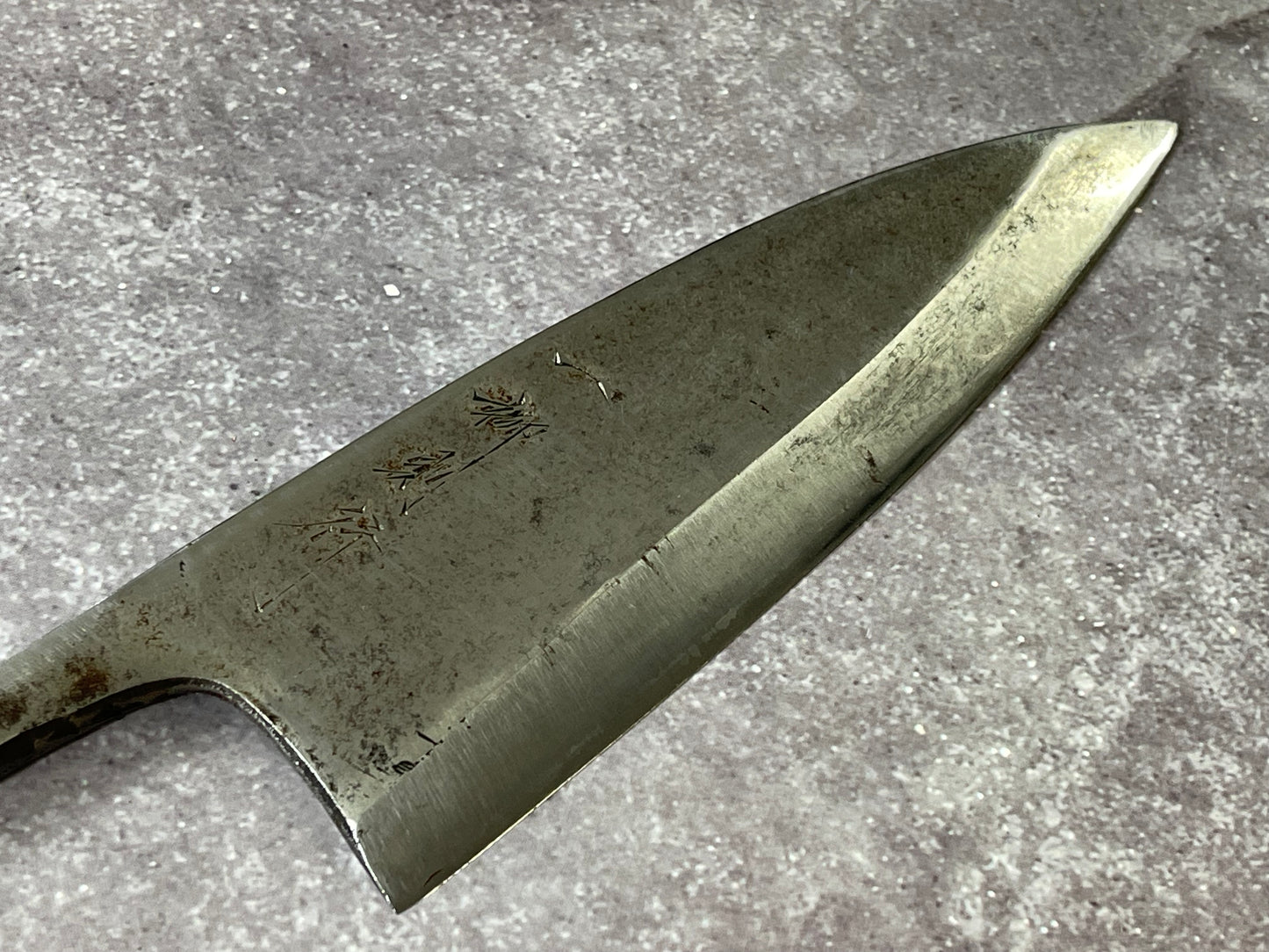 Vintage Japanese Deba Knife 170mm Made in Japan 🇯🇵 Carbon Steel 1670