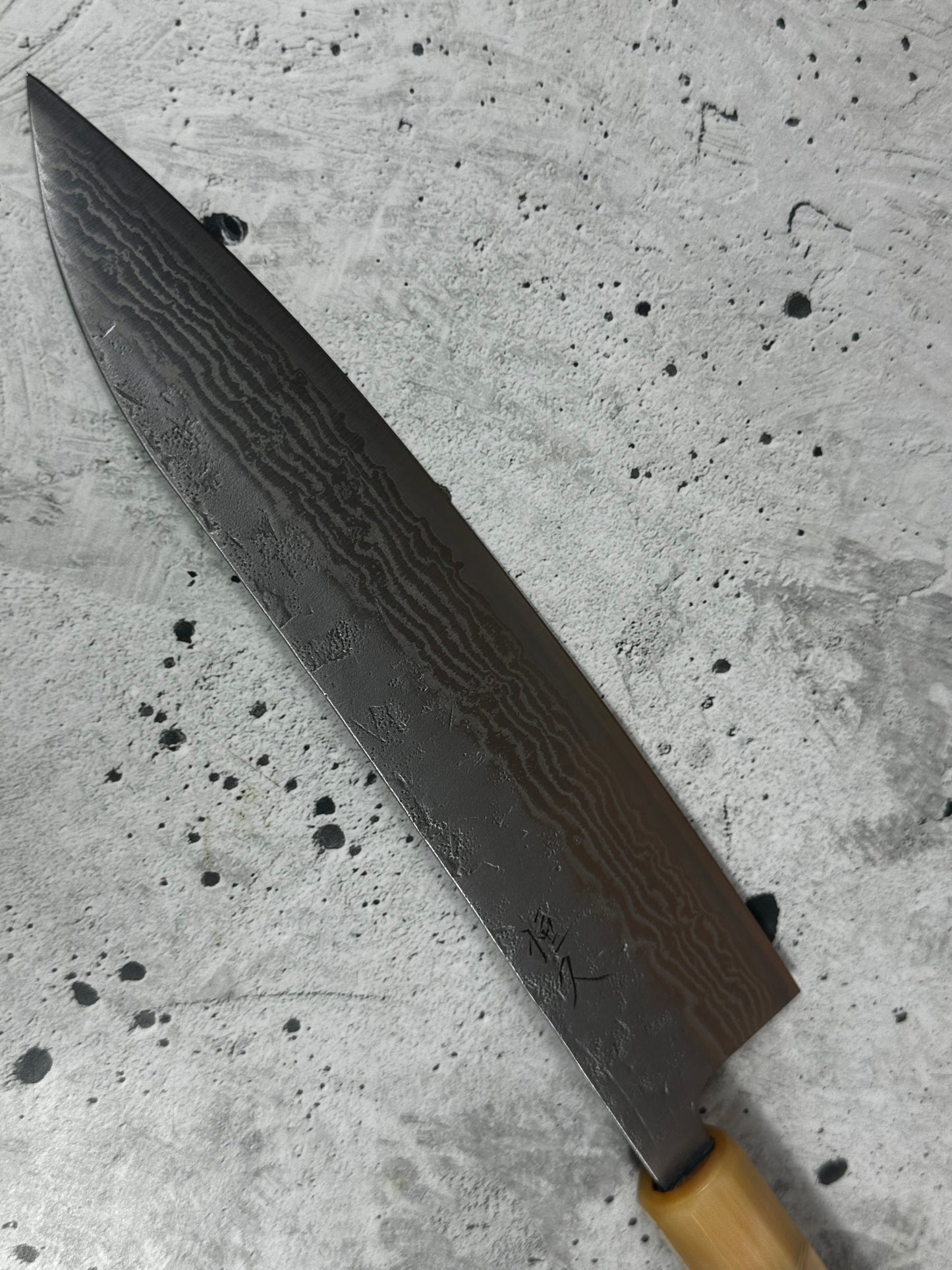 Tsunehisa SW Washiji Gyuto Knife 210mm - Made in Japan 🇯🇵 Buffalo Horn Magnolia Handle