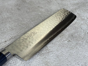 Masutani Kokuryu Usuba 160mm Blue Pakkawood Handle
