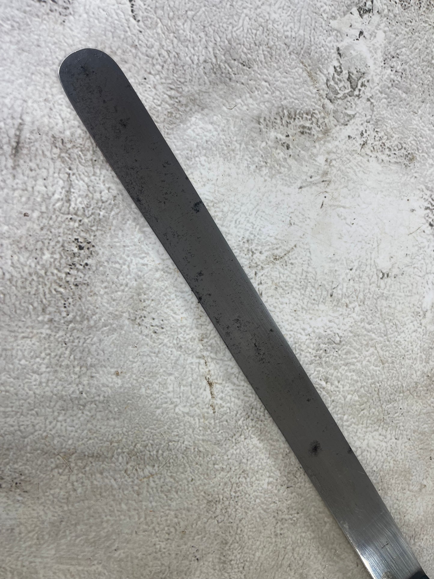 Vintage Gustav Emil Ern Flexible Brisket Knife 310mm High Carbon Steel Made in Germany 🇩🇪 1888