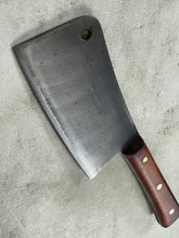 Load image into Gallery viewer, Vintage F. Dick Butcher Cleaver N*84 Knife 200mm Carbon Steel Made in Germany 🇩🇪 1943
