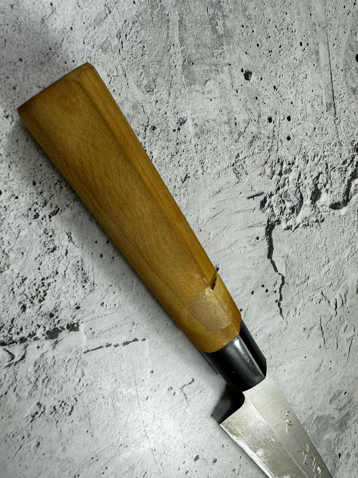 Vintage Tsunemaru Saku Yanagiba Knife 200mm Carbon Steel Magnolia Handle 2264